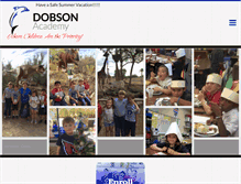 Tablet Screenshot of dobsonacademy.org